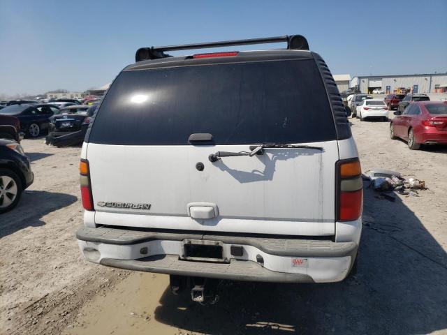 3GNEC16ZX6G120862 - 2006 CHEVROLET SUBURBAN C1500 WHITE photo 6