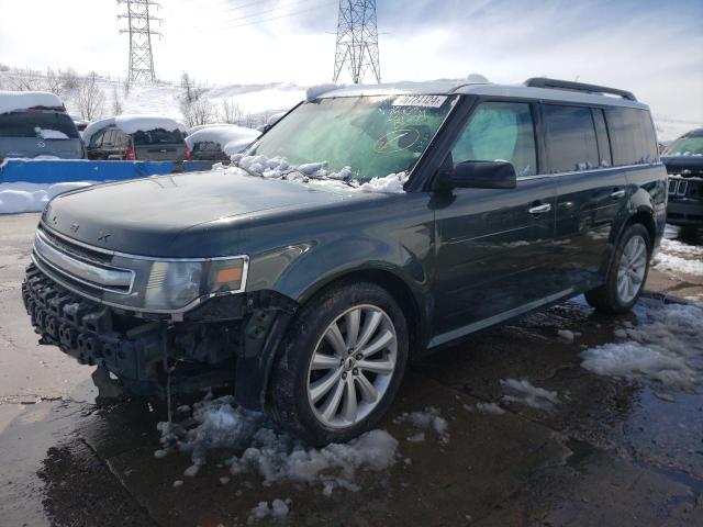 2FMHK6C88FBA13678 - 2015 FORD FLEX SEL GRAY photo 1