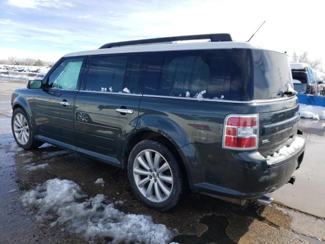 2FMHK6C88FBA13678 - 2015 FORD FLEX SEL GRAY photo 2