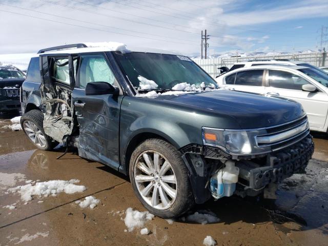 2FMHK6C88FBA13678 - 2015 FORD FLEX SEL GRAY photo 4