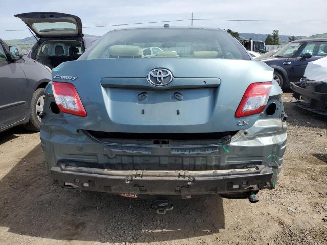 4T1BF3EK6BU630888 - 2011 TOYOTA CAMRY BASE BLUE photo 6