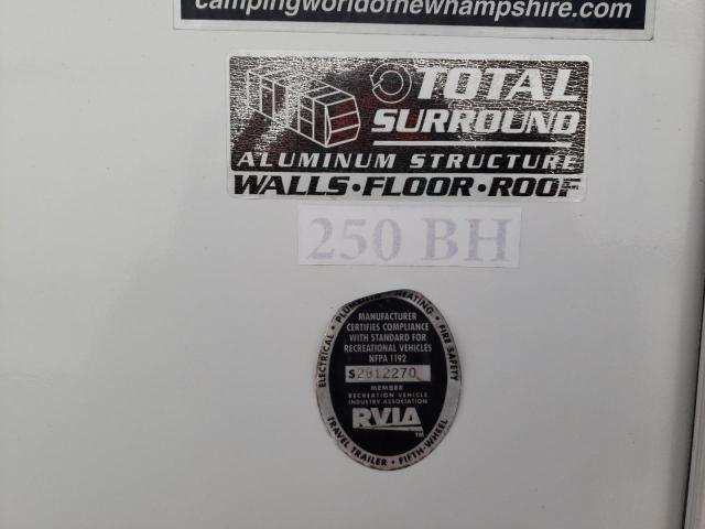 4YDT25029BT414379 - 2011 KEYSTONE PASSPORT WHITE photo 8