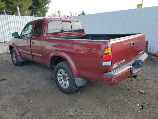 5TBBT48143S407379 - 2003 TOYOTA TUNDRA ACCESS CAB LIMITED MAROON photo 2