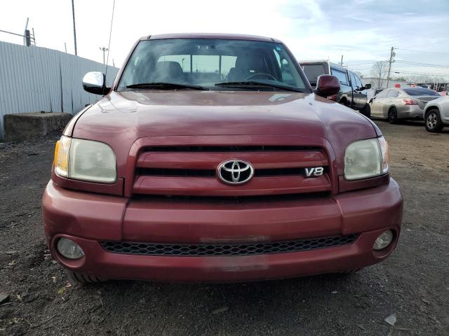 5TBBT48143S407379 - 2003 TOYOTA TUNDRA ACCESS CAB LIMITED MAROON photo 5