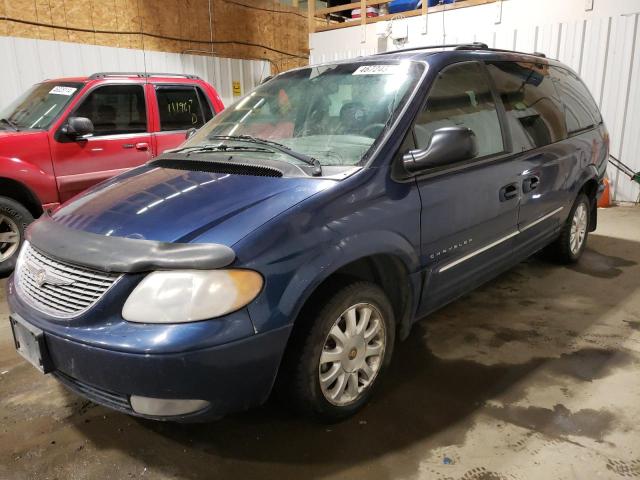 2C8GT54L91R162190 - 2001 CHRYSLER TOWN & COU LXI BLUE photo 1