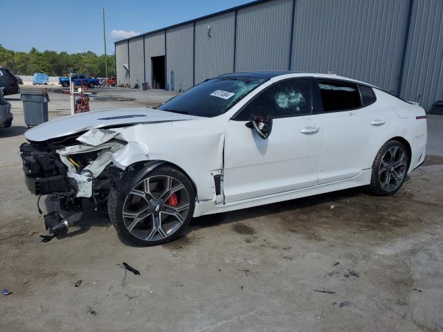 KNAE45LC4L6076106 - 2020 KIA STINGER GT1 WHITE photo 1