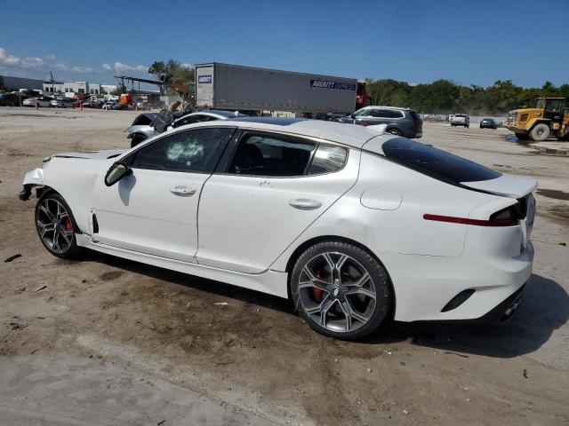 KNAE45LC4L6076106 - 2020 KIA STINGER GT1 WHITE photo 2