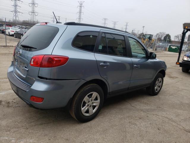 5NMSG13D99H326594 - 2009 HYUNDAI SANTA FE GLS BLUE photo 3