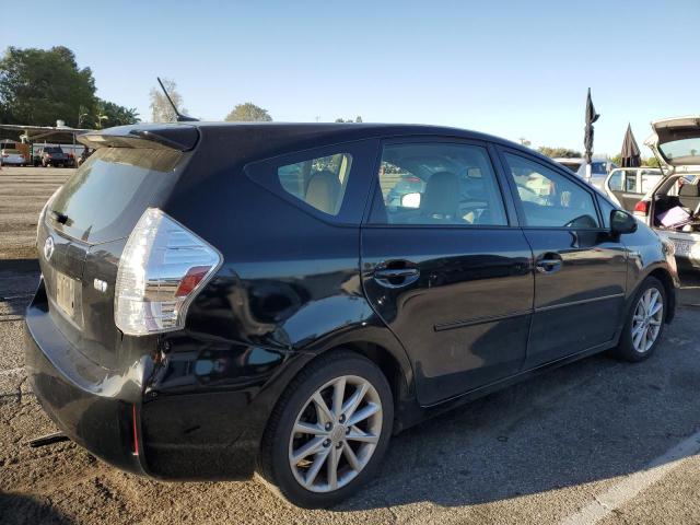 JTDZN3EU1EJ002539 - 2014 TOYOTA PRIUS V BLACK photo 3