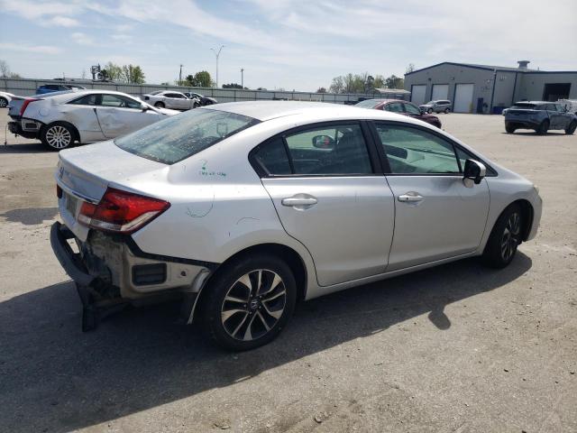 19XFB2F87FE244953 - 2015 HONDA CIVIC EX SILVER photo 3