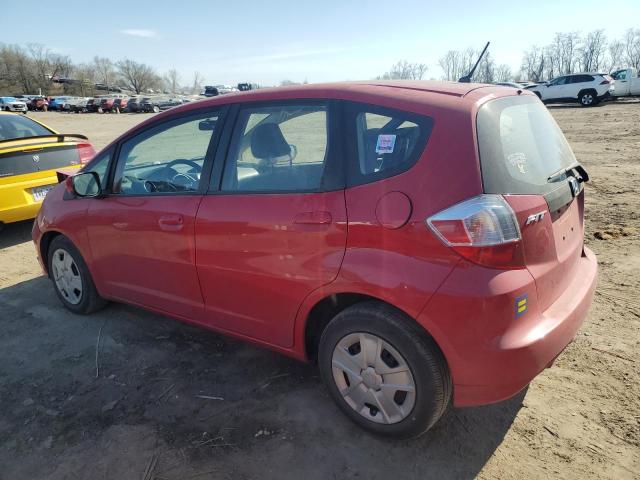 JHMGE8H37DC073527 - 2013 HONDA FIT RED photo 2