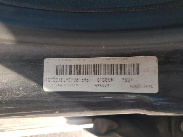 1G1ZC5E09CF261898 - 2012 CHEVROLET MALIBU 1LT Графитовый фото 12