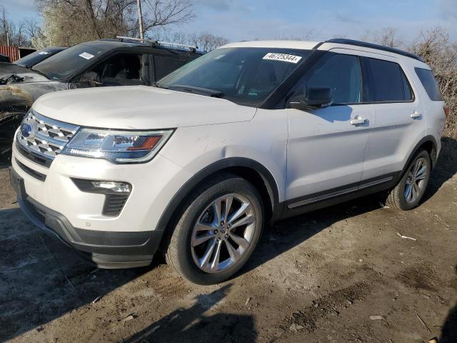 1FM5K8D88JGC81905 - 2018 FORD EXPLORER XLT WHITE photo 1