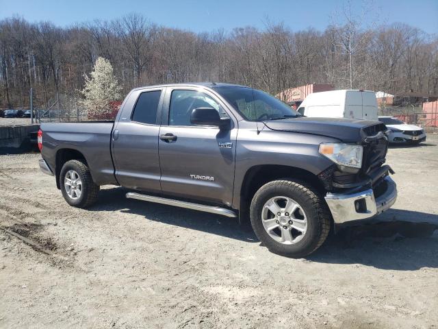 5TFUY5F17EX413314 - 2014 TOYOTA TUNDRA DOUBLE CAB SR/SR5 GRAY photo 4