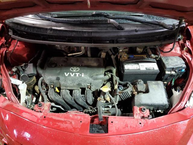 JTDBT903591328214 - 2009 TOYOTA YARIS RED photo 11