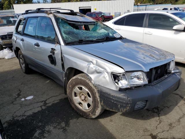 JF1SF63532H723840 - 2002 SUBARU FORESTER L SILVER photo 10