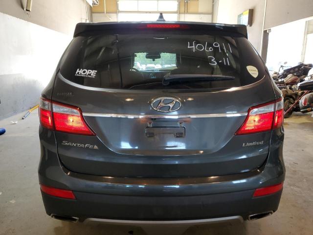 KM8SN4HF9EU059893 - 2014 HYUNDAI SANTA FE GLS GRAY photo 6