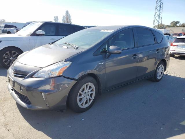 JTDZN3EU3E3358432 - 2014 TOYOTA PRIUS V GRAY photo 1