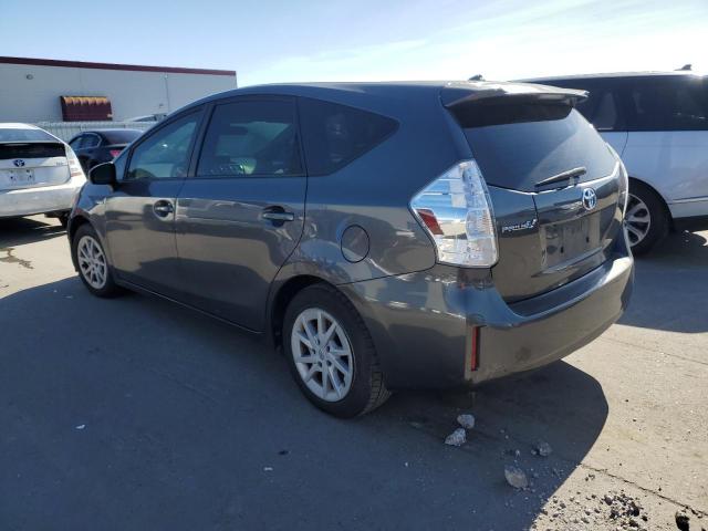 JTDZN3EU3E3358432 - 2014 TOYOTA PRIUS V GRAY photo 2