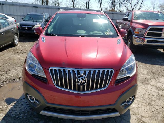 KL4CJFSB0GB519179 - 2016 BUICK ENCORE CONVENIENCE წითელი ფოტო 5