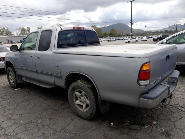 5TBRT34181S189801 - 2001 TOYOTA TUNDRA ACCESS CAB SILVER photo 2