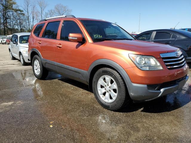 KNDJJ741995031745 - 2009 KIA BORREGO LX ORANGE photo 4