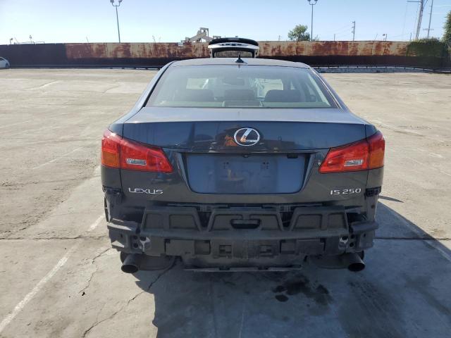 JTHBK262972035060 - 2007 LEXUS IS 250 CHARCOAL photo 6