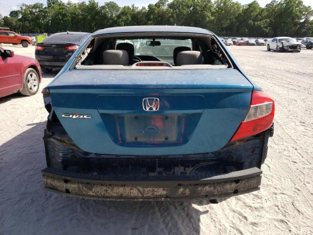 2HGFB2F51CH511110 - 2012 HONDA CIVIC LX BLUE photo 6