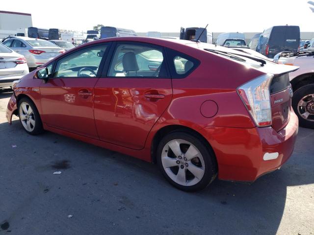 JTDKN3DU7B0261122 - 2011 TOYOTA PRIUS RED photo 2