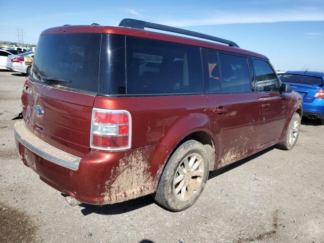 2FMGK5B87EBD43981 - 2014 FORD FLEX SE RED photo 3