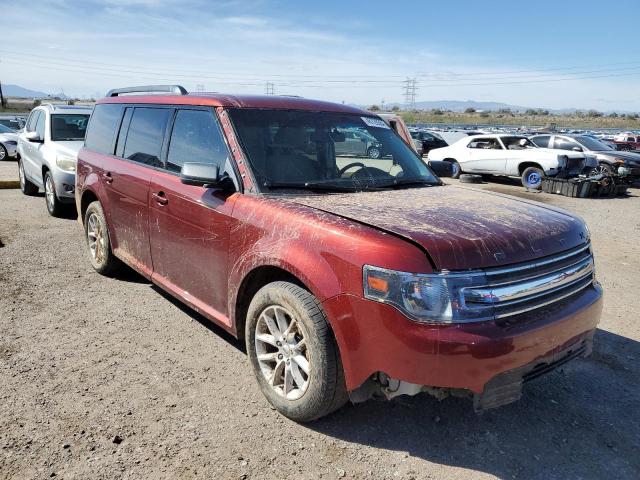 2FMGK5B87EBD43981 - 2014 FORD FLEX SE RED photo 4