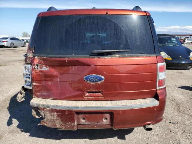 2FMGK5B87EBD43981 - 2014 FORD FLEX SE RED photo 6