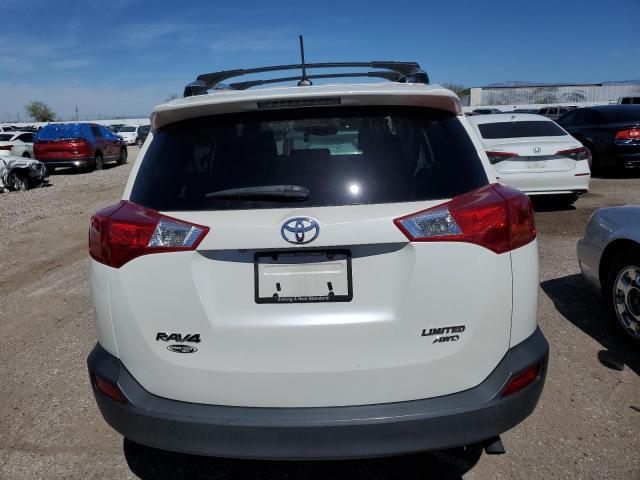 JTMDFREVXFD145525 - 2015 TOYOTA RAV4 LIMITED WHITE photo 6