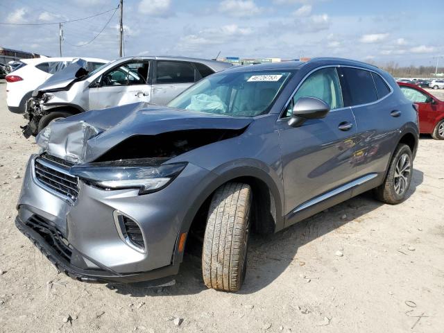 LRBFZPR47MD065665 - 2021 BUICK ENVISION ESSENCE ნაცრისფერი ფოტო 1