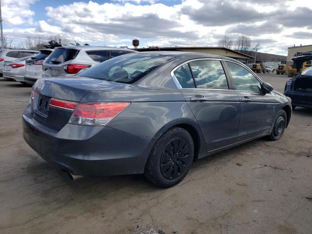 1HGCP2F38BA054814 - 2011 HONDA ACCORD LX GRAY photo 3