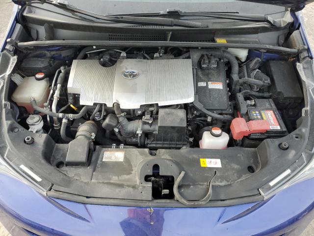 JTDKBRFU2G3522770 - 2016 TOYOTA PRIUS BLUE photo 11