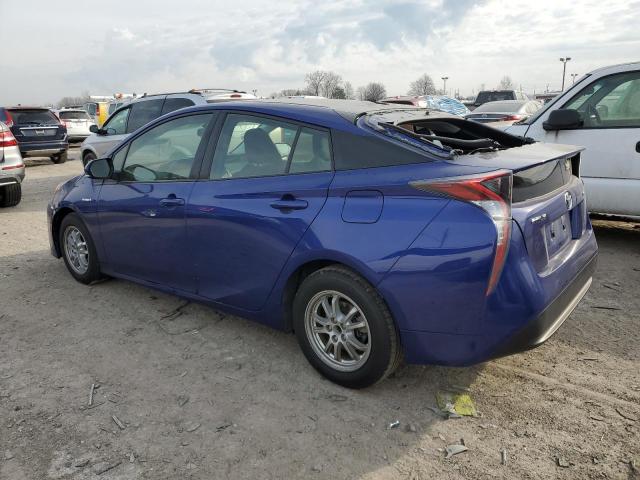 JTDKBRFU2G3522770 - 2016 TOYOTA PRIUS BLUE photo 2