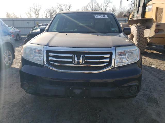 5FNYF4H21DB008775 - 2013 HONDA PILOT LX BLUE photo 5