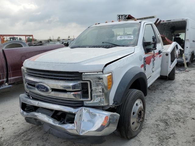 1FDUF4GT0KEC52730 - 2019 FORD F450 SUPER DUTY WHITE photo 1