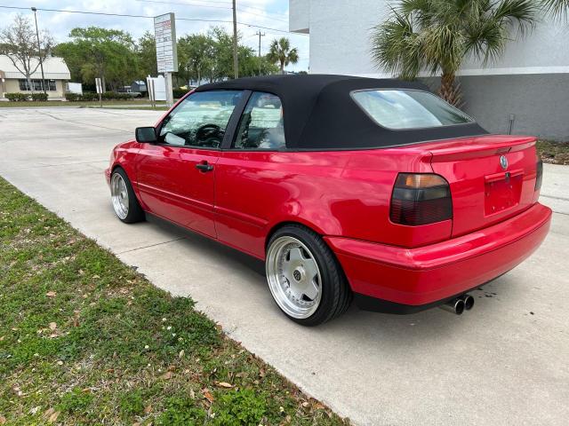 3VWAA81E7WM810769 - 1998 VOLKSWAGEN CABRIO RED photo 3