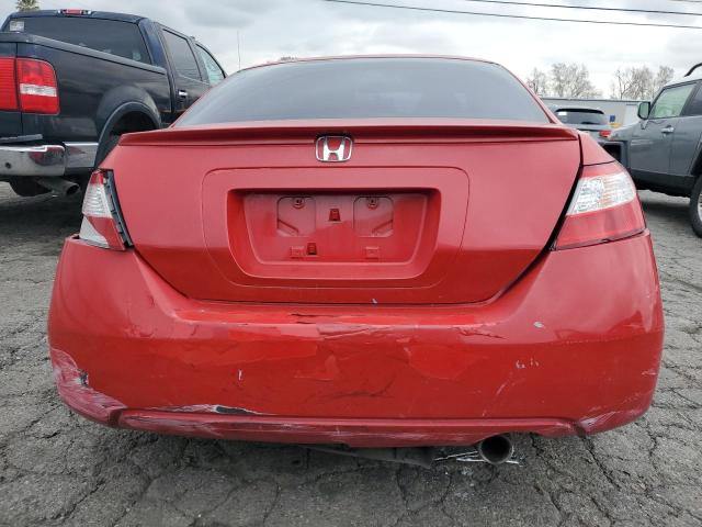 2HGFG11897H584132 - 2007 HONDA CIVIC EX RED photo 6