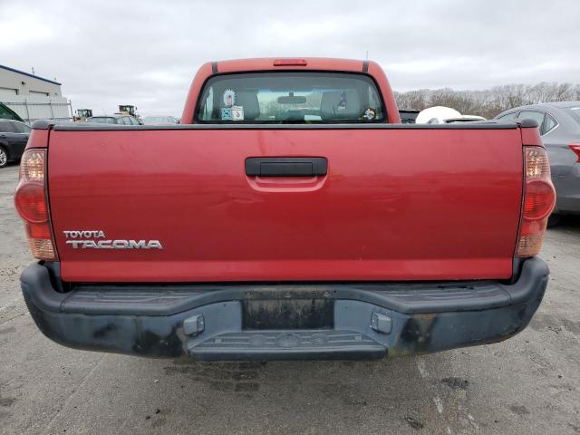 5TENX22N77Z380132 - 2007 TOYOTA TACOMA RED photo 6