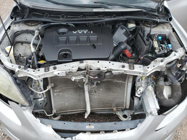 1NXBU40E89Z141190 - 2009 TOYOTA COROLLA BASE SILVER photo 11