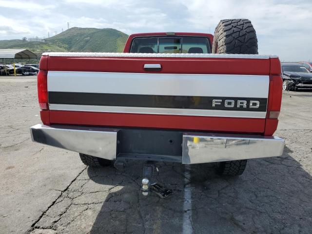 1FTHF26H3PLA35781 - 1993 FORD F250 RED photo 6