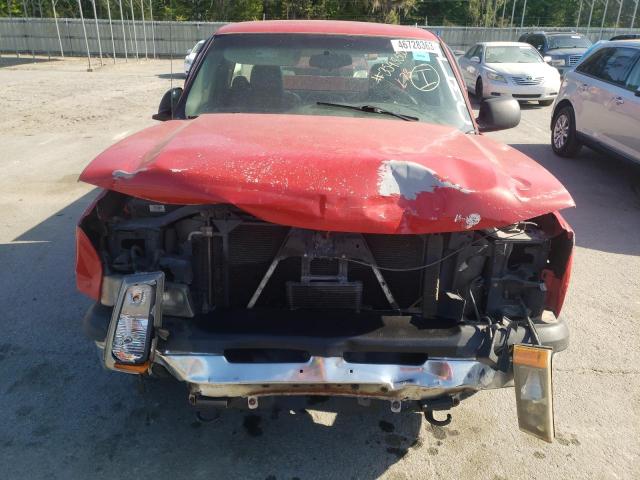 3GCEC14V57G163211 - 2007 CHEVROLET SILVERADO C1500 CLASSIC RED photo 5