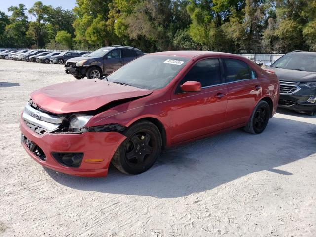 3FAHP0HA5BR199647 - 2011 FORD FUSION SE RED photo 1