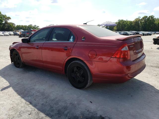 3FAHP0HA5BR199647 - 2011 FORD FUSION SE RED photo 2