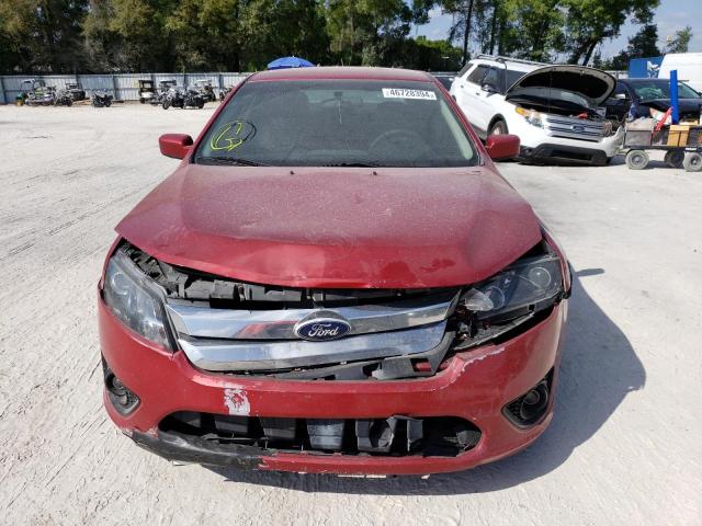 3FAHP0HA5BR199647 - 2011 FORD FUSION SE RED photo 5