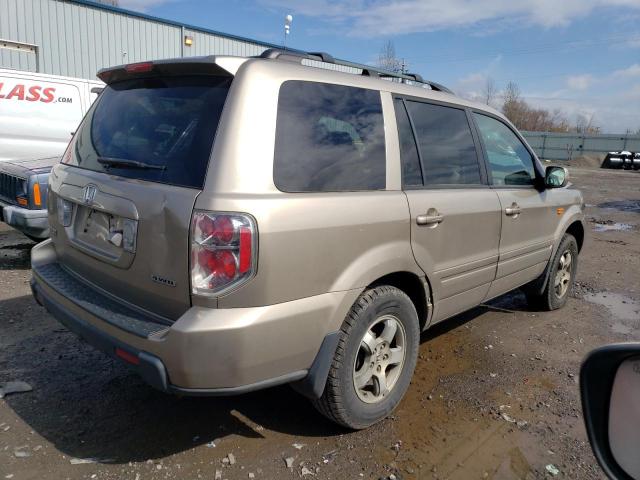 2HKYF18726H545220 - 2006 HONDA PILOT EX GOLD photo 3