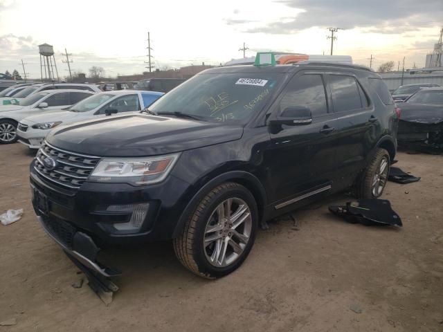 1FM5K8D80GGB85405 - 2016 FORD EXPLORER XLT BLACK photo 1